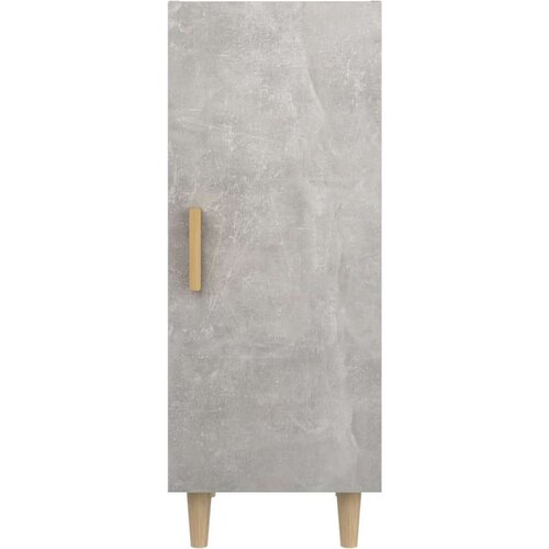  Komoda siva boja betona 34 5x34x90 cm od konstruiranog drvo Slike