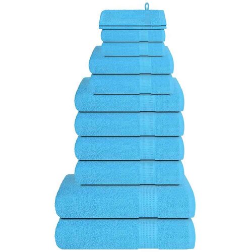  Komplet brisač 12-delni turkizna 360 gsm 100% bombaž Cene