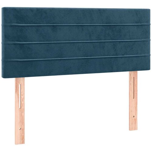 Box spring krevet s madracem tamnoplavi 80 x 200 cm bar&amp;scaron;unasti Slike