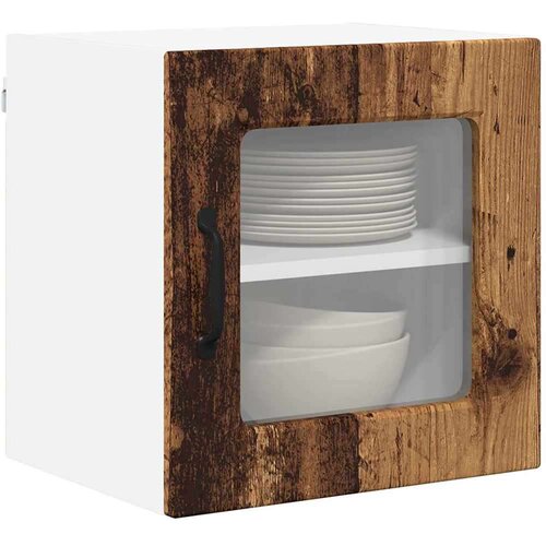  Zidni kuhinjski ormarić Zidne 2 pcs Staro drvo 40 x 31 x 40 cm Slike