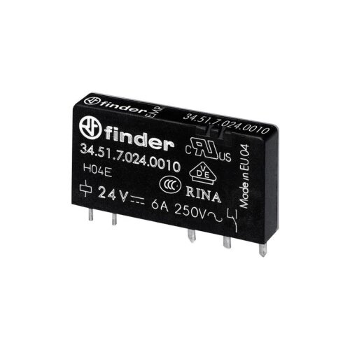 Finder 34.51.7.024.0310 Relej za tiskane pločice 24 V/DC 6 A 1 prebacivanje 1 ST Cijene