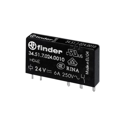 Finder 34.51.7.024.0310 Relej za tiskane pločice 24 V/DC 6 A 1 prebacivanje 1 ST