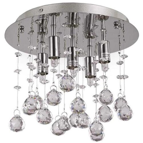 Ideal lux-led kristalno plafonsko svetlo moonlight 5xG9/3W/230V prečnik 26 cm sjajni hrom Cene