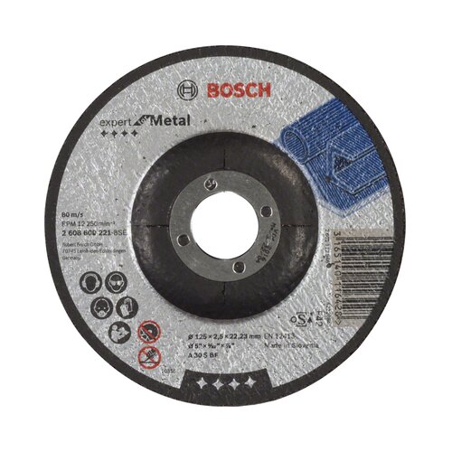 Bosch rezna ploča ispupčena expert for metal A 30 S BF, 230 mm, 2,5 mm ( 2608600225 ) Slike