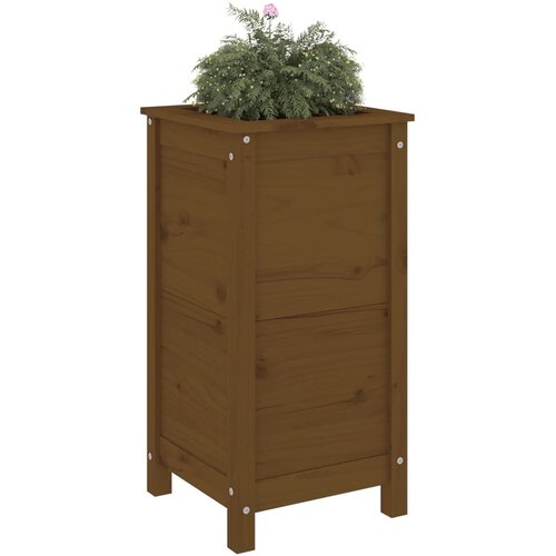  Vrtna sadilica boja meda 40 x 40 x 78 cm od masivne borovine Slike