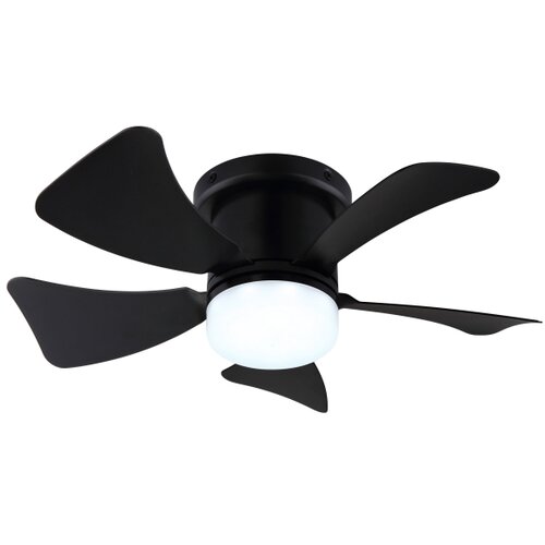  ZEVENTI - LED prigu&amp;scaron;iva plafonski ventilator MUNDAKA LED/10W/230V crna + daljinski upravljač Slike