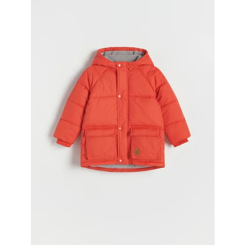 Reserved - Termoizolirana jakna s kapuljačom - crvena