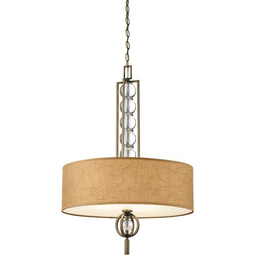 Elstead Lighting Elstead Celestial Stropna svetilka s 3 lučmi, bronasta, bež, E27, (22098741) Cene