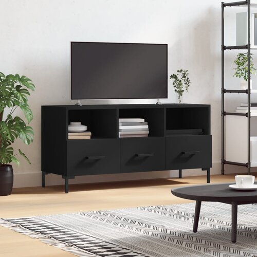 VidaXL TV ormarić crni 102 x 36 x 50 cm od konstruiranog drva Slike