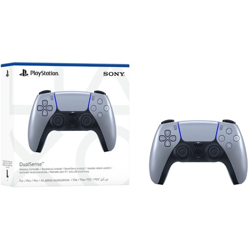Sony 5 Dualsense Wireless Controller Sterling Silver Slike