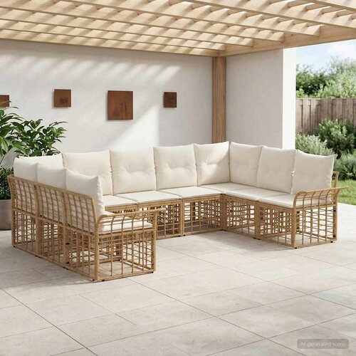  Set vanjskih sofa Poliester Slike