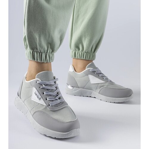 Gemre Gray fabric sneakers Geraldino Cene