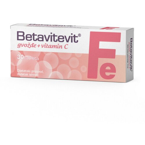 Betavitevit fe+vitamin c 30 tableta Cene