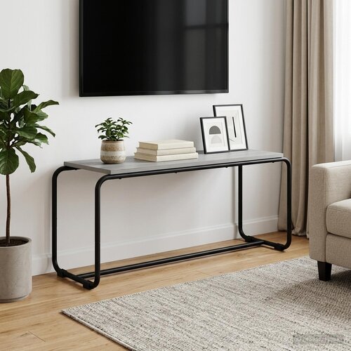  TV stalak 98 x 35.5 x 42 cm Siva Sonoma Konstruirano drvo Cijene