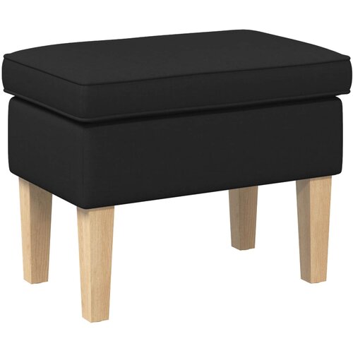  Stolica za noge Crna 55 x 35 x 41 cm Tkanina Slike
