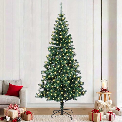 vidaXL Umjetnobožićnodrvce Zelena 240cm PVC Cijene