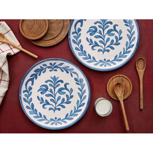 Hermia Set servisnih tanjira, 6 komada, Plavi Cene