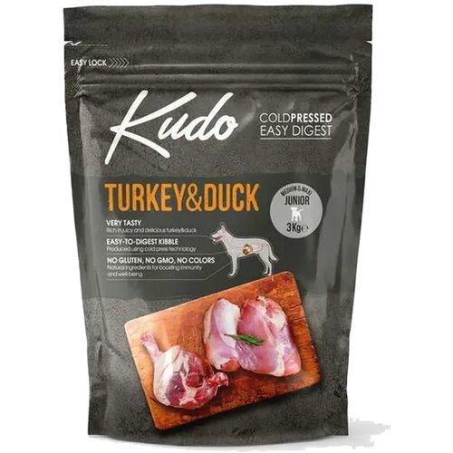 Kudo dog Puran in Raca Medium/Maxi Junior 3 kg Slike