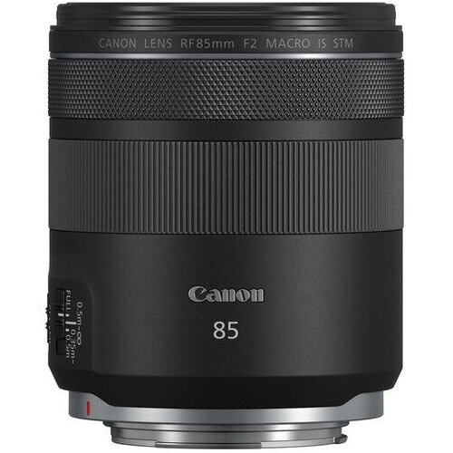 Canon RF 85 mm f2.0 Makro IS STM MILC Makro objektiv Črna Slike