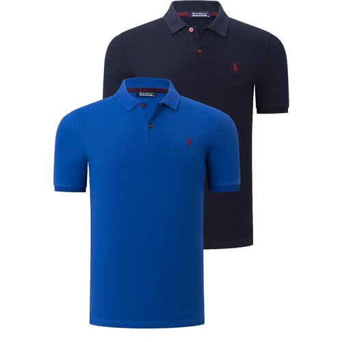 Dewberry DUO SET T8561 MENS TSHIRT-NAVY-SAX Slike