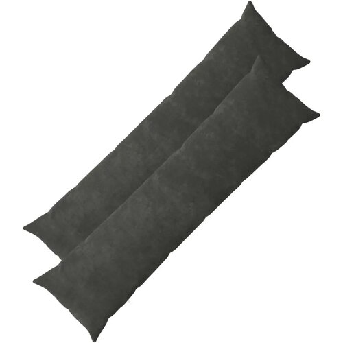  Jastuk s jastukom HEERLEN 2 kom. Antracit Mikrofibra Flis - Antracit 40 x 145 cm 2 Cijene