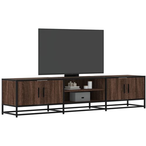 VidaXL TV ormarić boja smeđeg hrasta 180x35x41 cm konstruirano drvo Slike