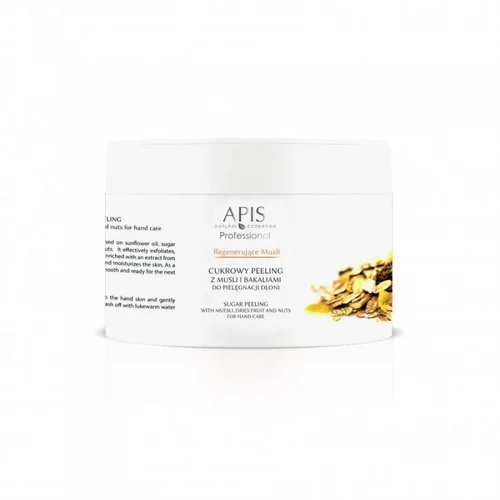 Apis Natural Cosmetics APIS - Regenerating Musli - Šećerni piling za ruke sa muslijem, sušenim voćem i orasima - 300 g