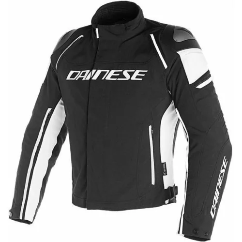 Dainese Racing 3 D-Dry Black/White 52 Tekstilna jakna