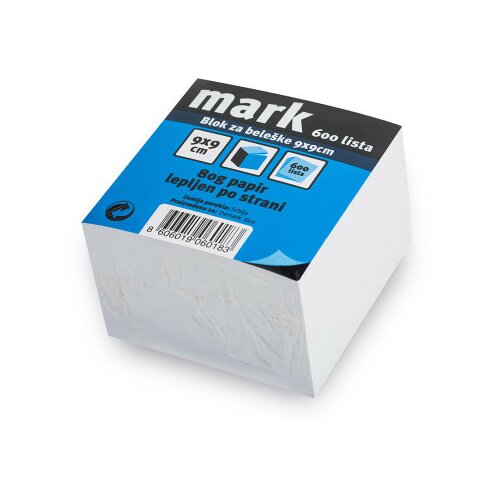 Mark blok za beleške 9x9x5cm 600 lista, lajmovan 060183 ( B081 ) Slike