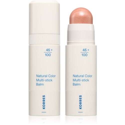 Korres Natural Color Multi-Stick Balm multifunkcionalna &scaron;minka za usne i lice nijansa Glass Peach 4.5 g Cijene