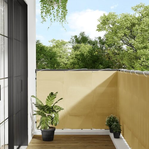 vidaXL Balkonsko platno peščeno 120x800 cm 100 % poliestrski oxford Cene