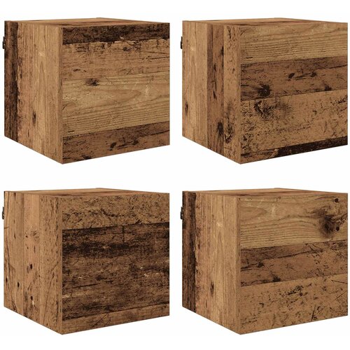  Ormar za TV montiran na zid Zidne Staro drvo 30,5 x 30 x 30 cm Slike