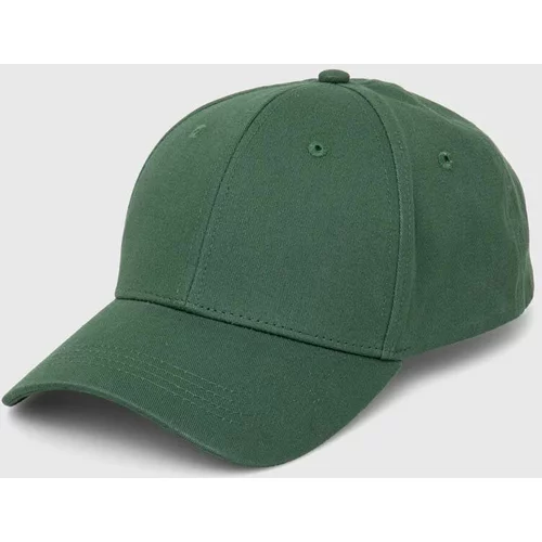 Medicine Bombažna bejzbolska kapa moška, zelena barva