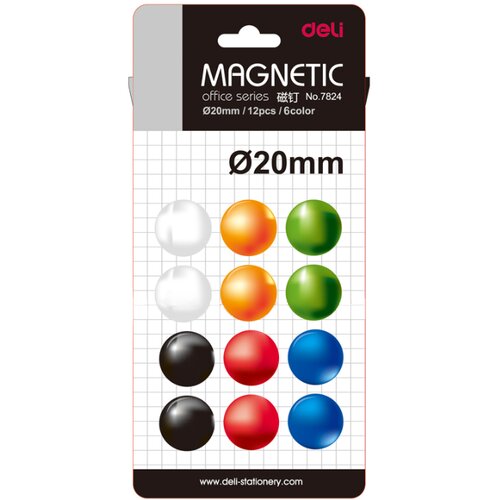 Deli MAGNETI ZA TABLU f20mm E7824 Cene