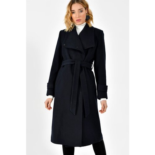 Dewberry Z6645 WOMEN'S COAT-NAVY BLUE Cijene