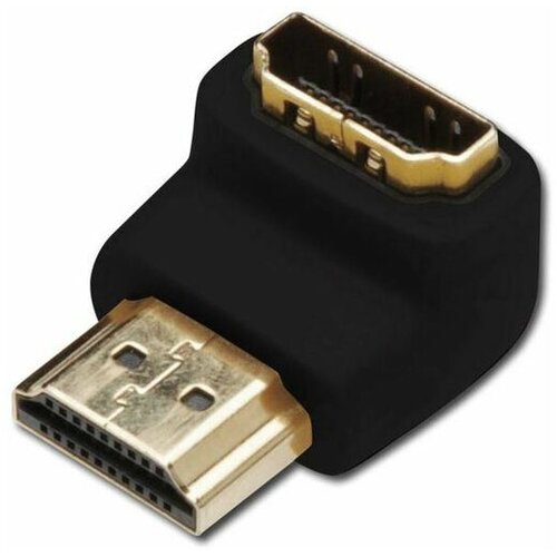 Digitus adapter HDMI (M) na HDMI (Ž), kotni 90&amp;deg;, AK-330502-000-S Slike