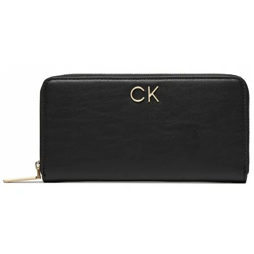 Calvin Klein Velika ženska denarnica Re-Lock Z/A Wallet Lg K60K609699 Črna
