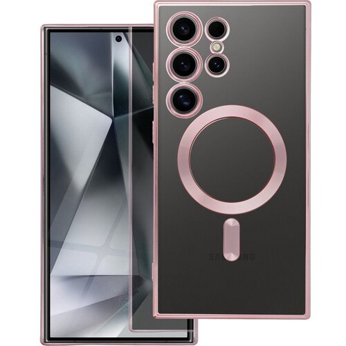  Futrola Electro Mag Cover za SAMSUNG S25 Edge roze-zlatna Cene