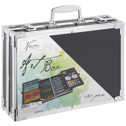  Umetnički set u metalnom koferu Nassau Fine Art - 121 delni Cene