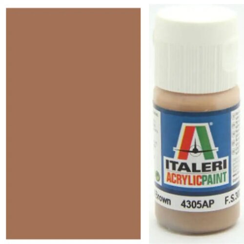Italeri Flat Light Brown (4305AP) - Mat svetlo rjava maketarska barva 20ml Cene
