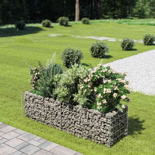  Gabionska sadilica od pocinčanog čelika 180 x 50 x 50 cm Cijene