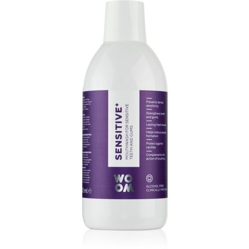 WOOM Sensitive+ Mouthwash ustna voda za občutljive zobe in dlesni 500 ml Cene