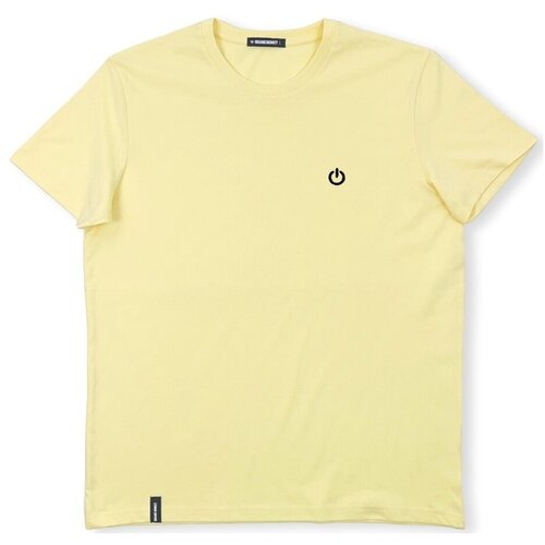Organic Monkey Majice & Polo majice Power Off T-Shirt - Yellow Mango Rumena Cene