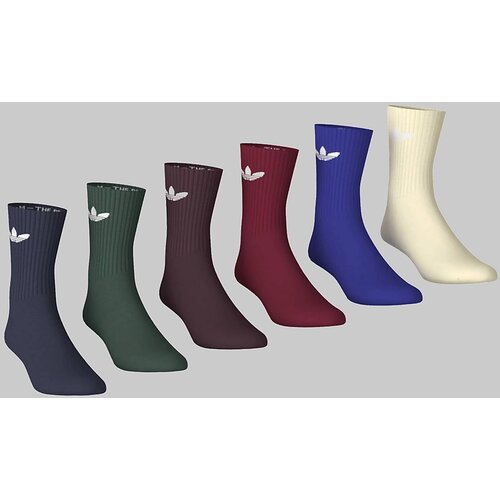 Adidas TC Crew S 6P Socks nindig / cgreen / maroon Slike