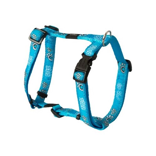 Rogz scooter klasičan am za pse turq paw, m, 260-400/16mm, tirkizan Slike