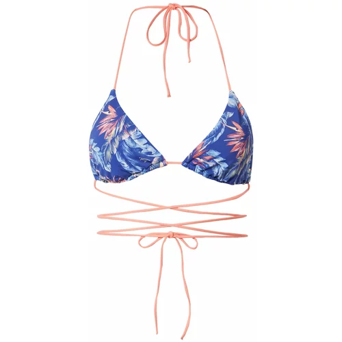 Tommy Jeans Bikini gornji dio mornarsko plava / svijetlozelena / narančasta / bijela