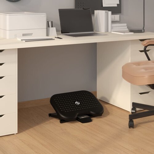 VidaXL Oslonac za noge crni 46 x 34 5 x 11 cm Slike