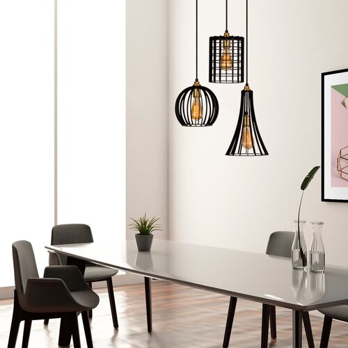 Opviq Fellini - MR - 933 Black Chandelier Cene