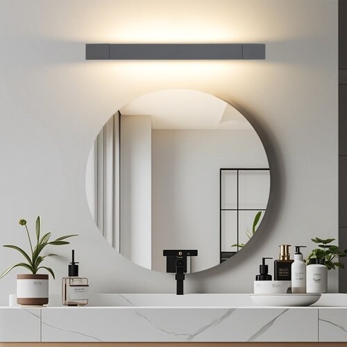  Brilagi - LED kupatilsko osvetljenje za ogledalo AQUA LINE LED/12W/230V 45 cm IP44 antracit Slike