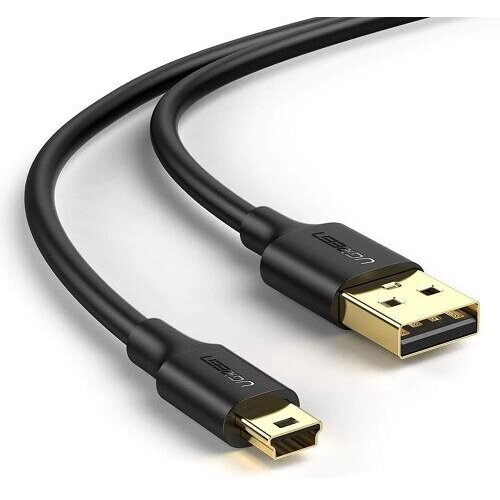 Ugreen USB-A 2.0 na Mini USB kabl, 0.25m, Crni Slike